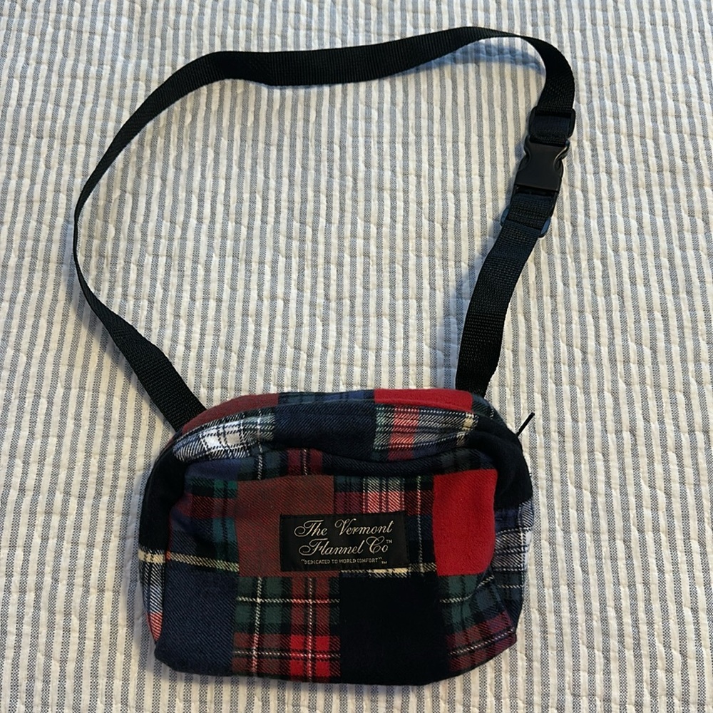 Vermont Flannel crossbody/fanny pack